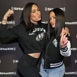 Nikki and Brie Bella at SiriusXM