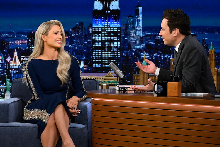 Paris Hilton on 'The Tonight Show Starring Jimmy Fallon'