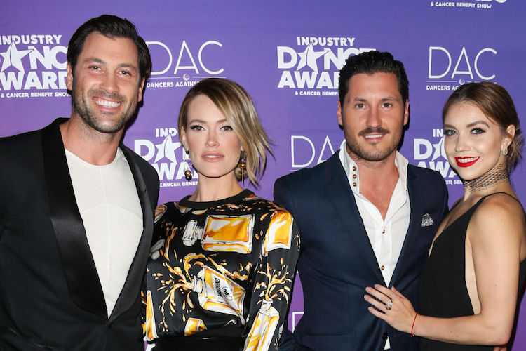 Maksim Chmerkovskiy, Peta Murgatroyd, Val Chmerkovskiy, and Jenna Johnson at the 2017 Industry Dance Awards And Cancer Benefit Show