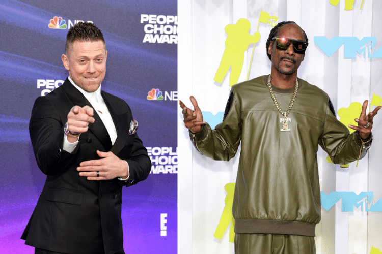 The Miz at the 2022 People's Choice Awards, Snoop Dogg at the MTV Video Music Awards 2022