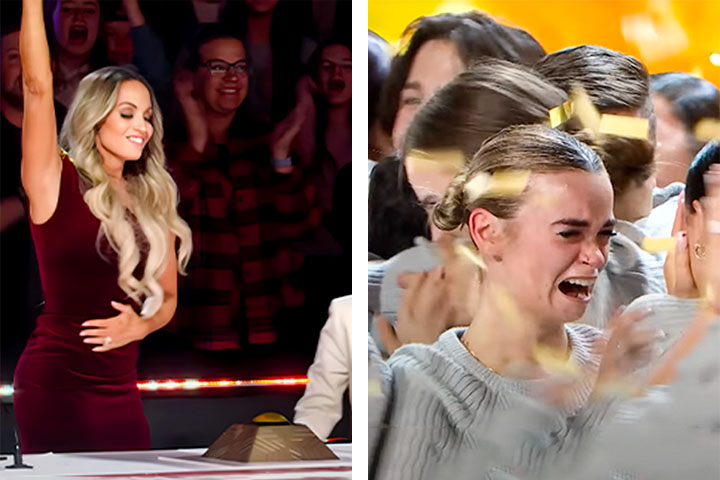 Trish Stratus hits the 'Canada's Got Talent' Golden Buzzer