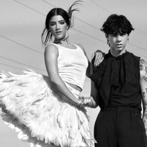 Charli D'Amelio and Landon Barker in V Mag