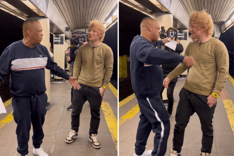 Ed Sheeran in New York City