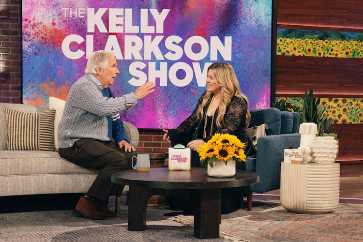 Henry Winkler and Kelly Clarkson on 'The Kelly Clarkson Show'