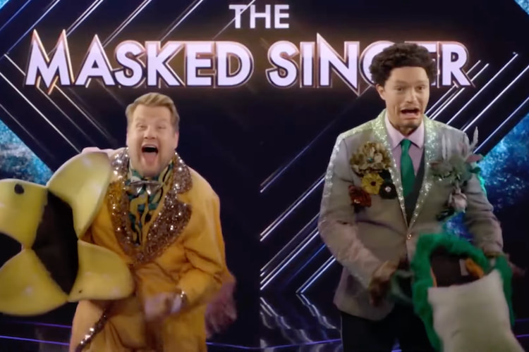 James Corden and Trevor Noah on The Late Late Show With James Corden