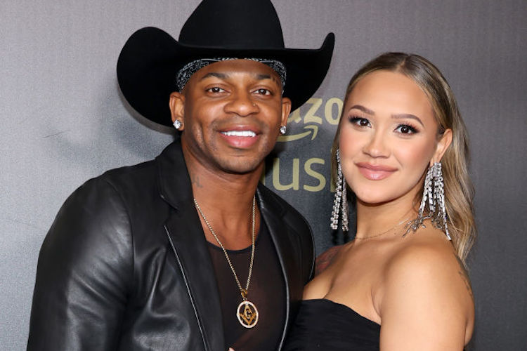Jimmie Allen and Alexis Gale at the Recording Academy Honors