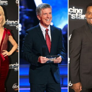 Julianne Hough on Dancing With the Stars season 24, Tom Bergeron on Dancing with the stars season 18, Alfonso Ribeiro on Dancing With the Stars Season 24