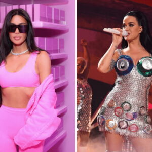 Kim Kardashian at SKIMS Valentine's Day Pop Up, Katy Perry performing at the PLAY residency in Las Vegas