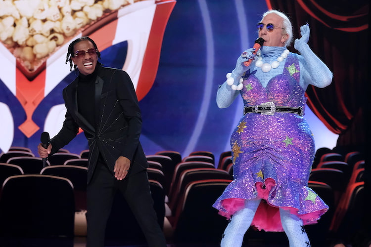 Dee Snider and Nick Cannon on 'The Masked Singer'