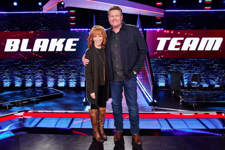 Reba McEntire and Blake Shelton on 'The Voice' season 23