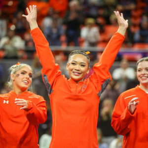 Suni Lee at the Auburn Preview