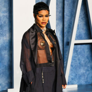 Teyana Taylor at the Vanity Fair Oscar After Party