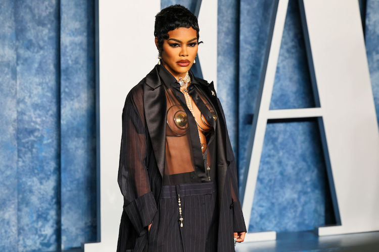 Teyana Taylor at the Vanity Fair Oscar After Party