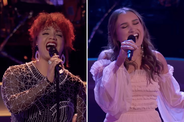Cait Martin and Kala Banham on 'The Voice' knockout rounds