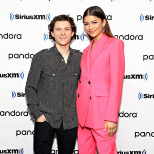 Zendaya and Tom Holland at SiriusXM