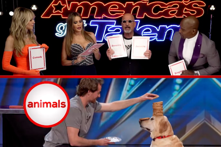 Heidi Klum, Sofia Vergara, Howie Mandel, and Terry Crews in the 'AGT' season 18 first look