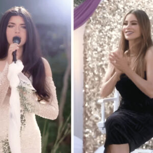 Angelina Jordan and Sofia Vergara on "Germany's Next Topmodel"