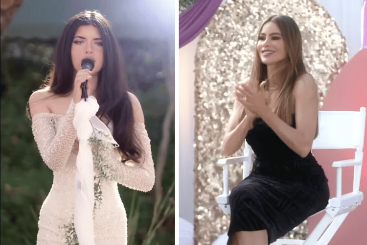 Angelina Jordan and Sofia Vergara on "Germany's Next Topmodel"