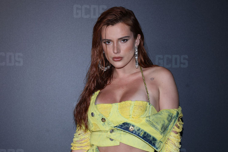 Bella Thorne at GCDS front row Milan Fashion Week