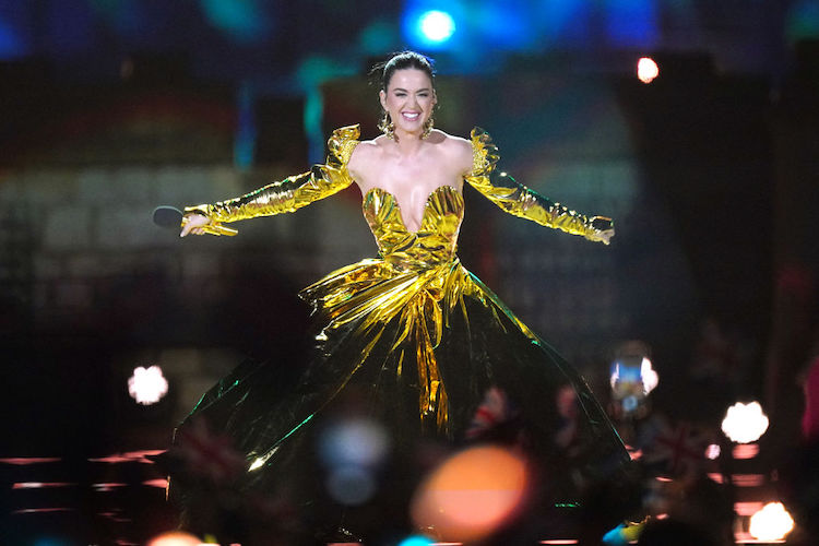 Katy Perry performs at King Charles' Coronation