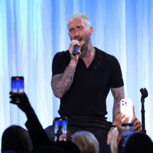 Adam Levine performs at An Unforgettable Evening