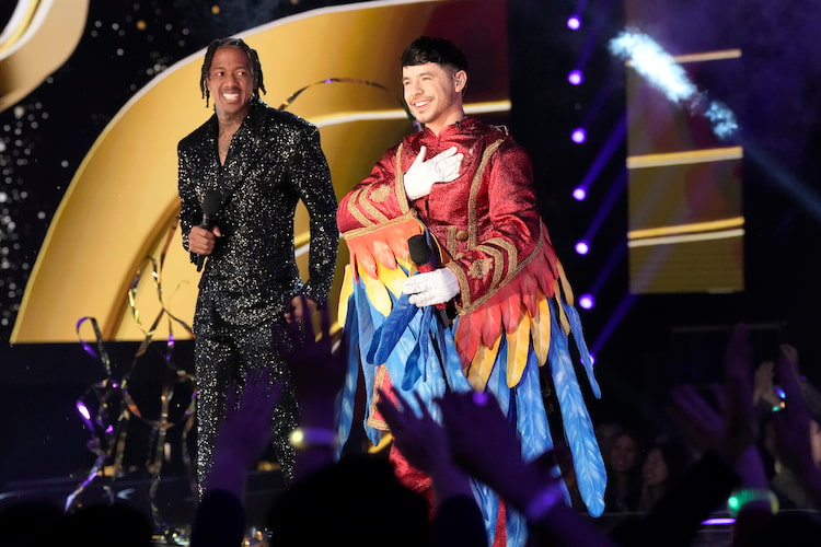 Nick Cannon and David Archuleta on 'The Masked Singer'