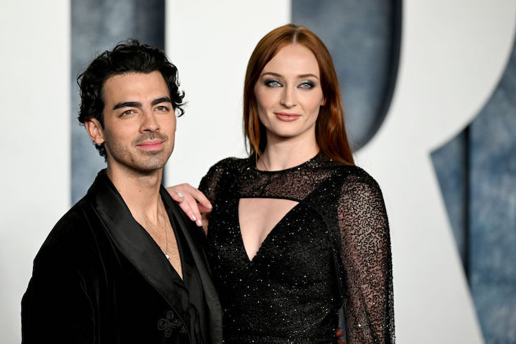 Sophie Turner and Joe Jonas at the Vanity Fair Oscar Party