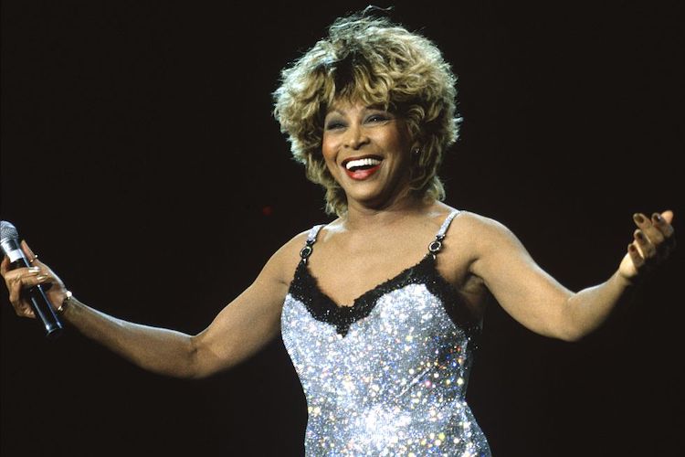 Tina Turner performs in concert in 1997