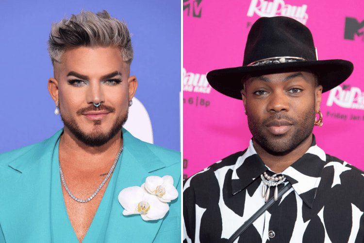 Adam Lambert at the AMFAR Cannes Gala 2023, Todrick Hall at the premiere of RuPaul's Drag Race Season 15