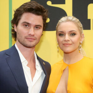 Chase Stokes and Kelsea Ballerini at the opening night of "Shucked" on Broadway