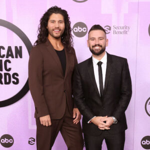 Dan and Shay at the 2022 American Music Awards