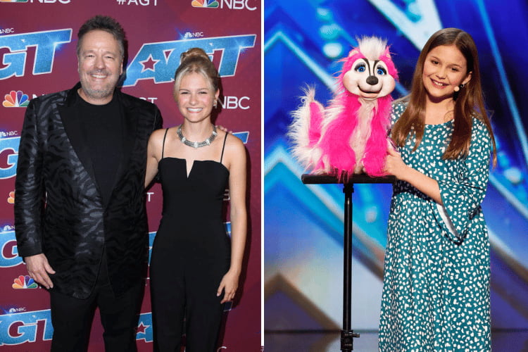 Darci Lynne and Terry Fator on the 'America's Got Talent' Red Carpet, Brynn Cummings on America's Got Talent