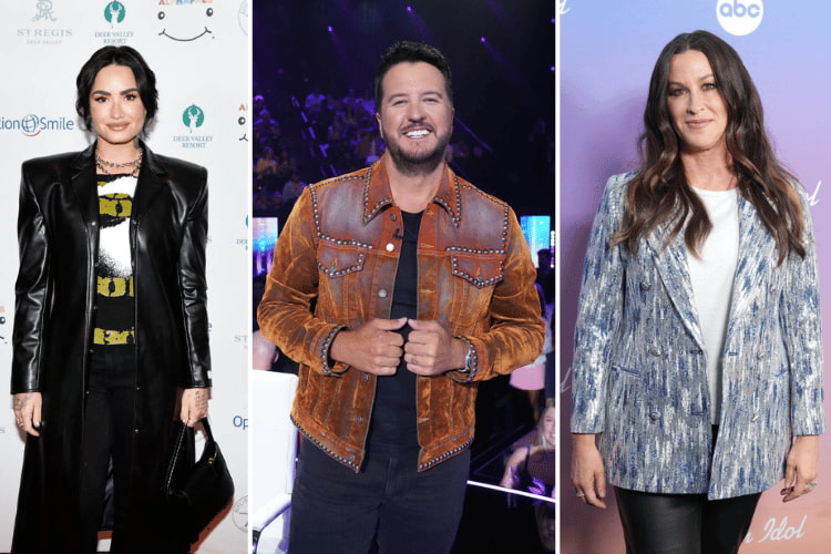 Demi Lovato at Operation Smile's 11th annual Celebrity Ski & Smile Challenge, Luke Bryan and Alanis Morissette on 'American Idol'
