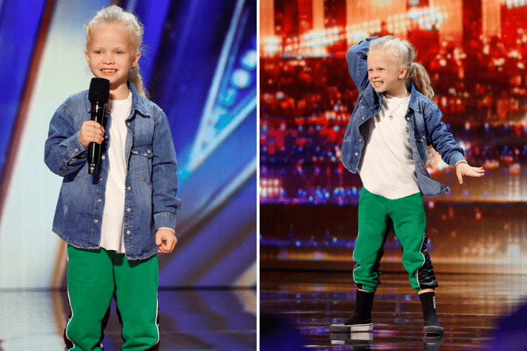 Eseniia Mikheeva auditions for 'America's Got Talent'