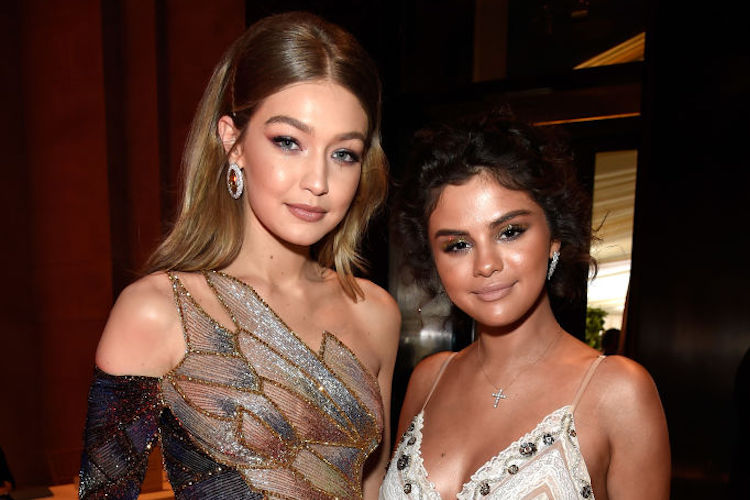 Selena Gomez and Gigi Hadid at Heavenly Bodies: Fashion & The Catholic Imagination Costume Institute Gala