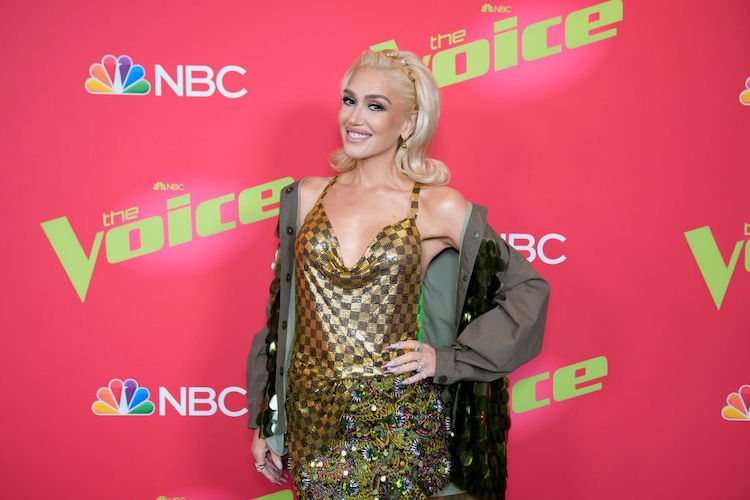 Gwen Stefani on 'The Voice' red carpet