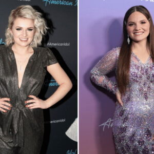 Maddie Poppe on 'American Idol', Megan Danielle on the 'American Idol' red carpet