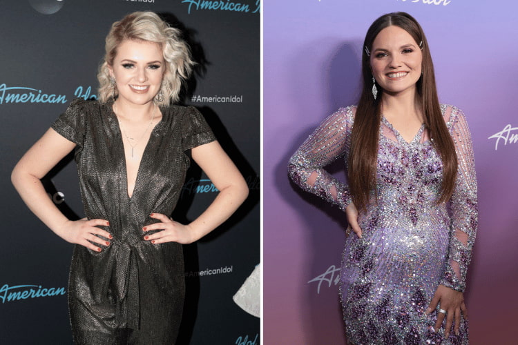 Maddie Poppe on 'American Idol', Megan Danielle on the 'American Idol' red carpet
