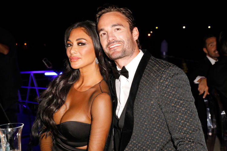Nicole Scherzinger and Thom Evans at amfAR Venice Gala 2021