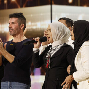 Simon Cowell and Putri Ariani on 'America's Got Talent'
