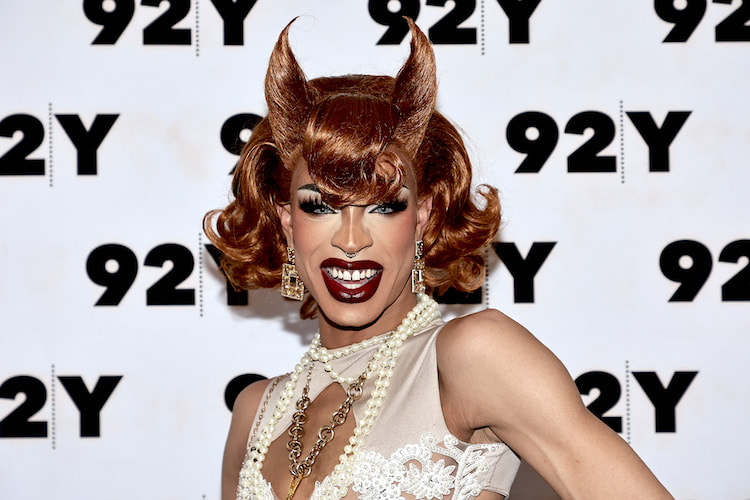 Yvie Oddly at 'RuPaul's Drag Race All Stars' in conversation with Ben Platt