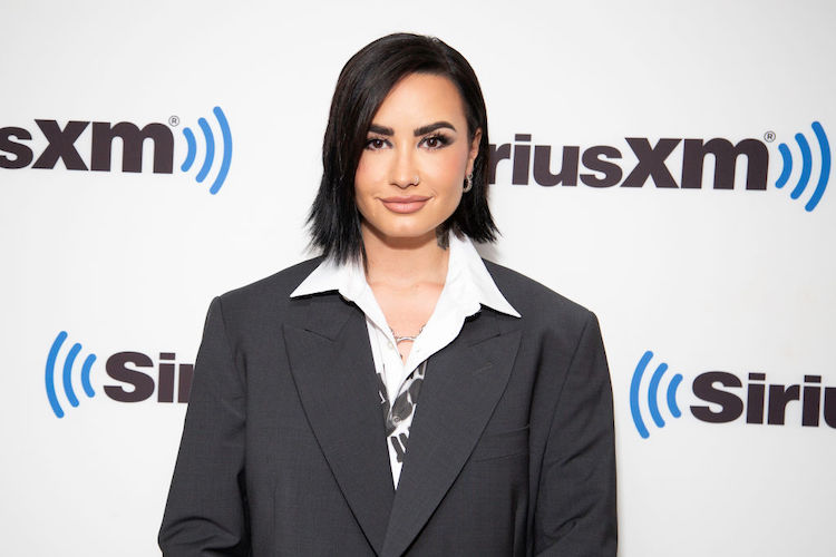 Demi Lovato at Sirius XM