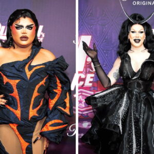 Kandy Muse and Jimbo at the 'RuPaul's Drag Race' premiere
