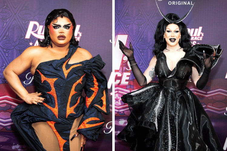 Kandy Muse and Jimbo at the 'RuPaul's Drag Race' premiere