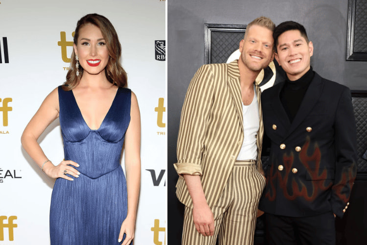 Loren Allred at the 2019 Toronto International Film Festival, Scott Hoying and Mark Manio at the 65th GRAMMY Awards