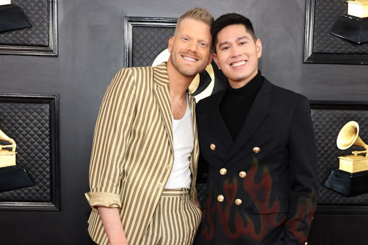 Scott Hoying and Mark Manio at the 65th GRAMMY Awards