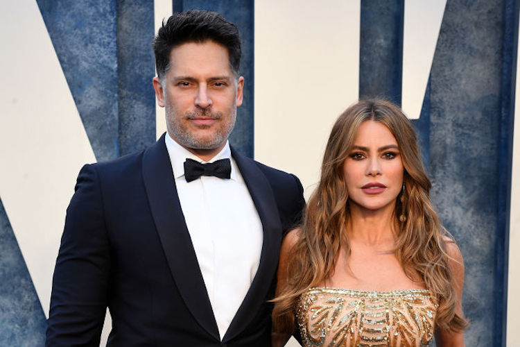 Joe Manganiello and Sofia Vergara at the 2023 Vanity Fair Oscar Party