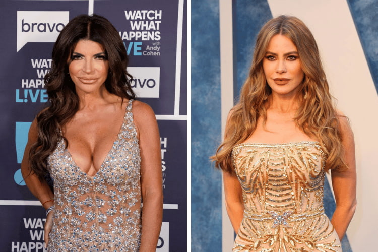Teresa Giudice on 'Watch What Happens Live With Andy Cohen", Sofia Vergara at the Vanity Fair Oscars Party