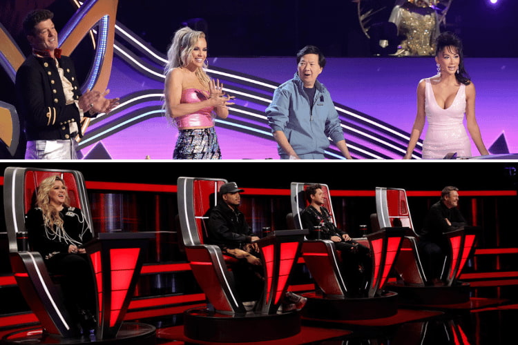 The Masked Singer Season 9 Panelists, The Voice season 23 coaches