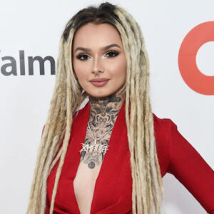 Zhavia at the 28th Annual Elton John AIDS Foundation Academy Awards Viewing Party